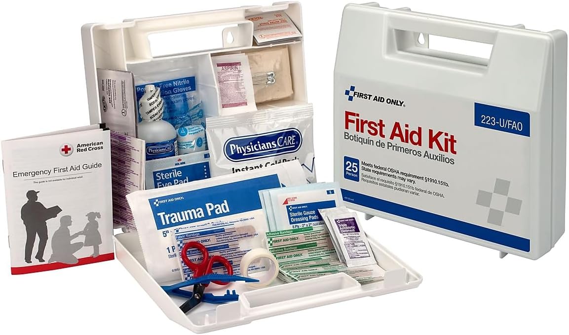 First Aid Only 223-U OSHA 25-Person First Aid Kit product photo