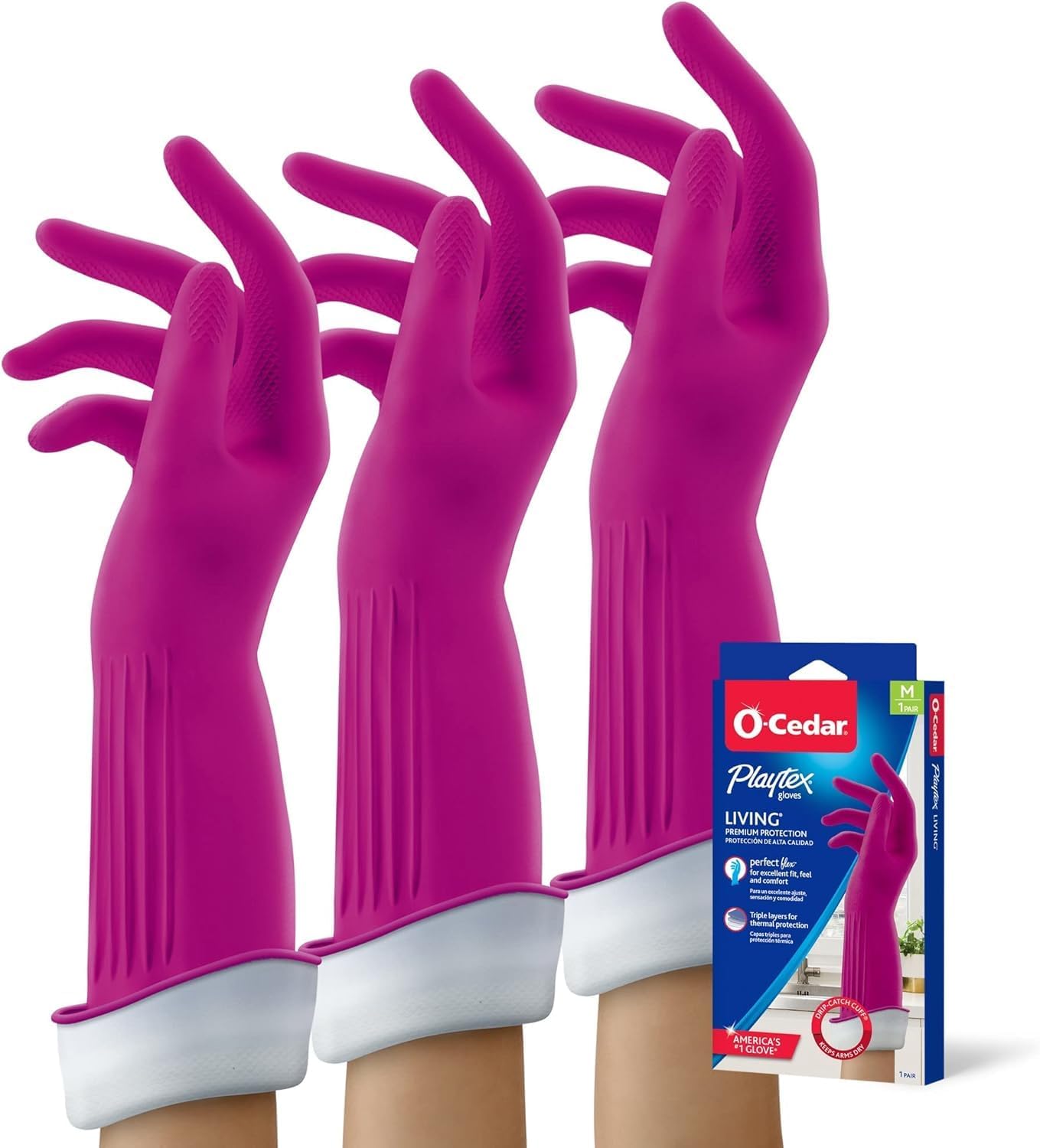 Playtex Living Gloves — Reusable Latex Cleaning Gloves product photo