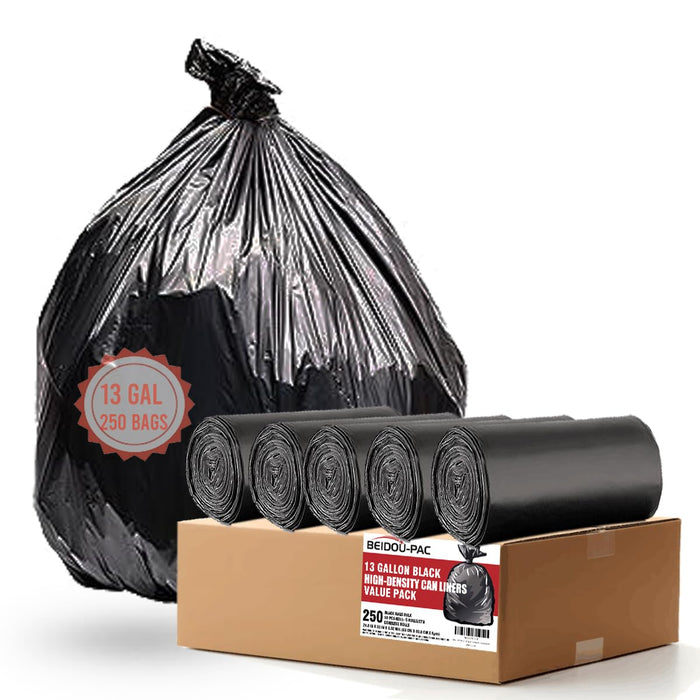 Beidou 13 Gallon Trash Bags — 250-Count Case product photo