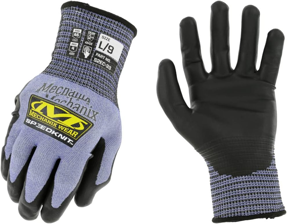Mechanix Wear SpeedKnit S2EC33 ANSI A5 cut-resistant gloves