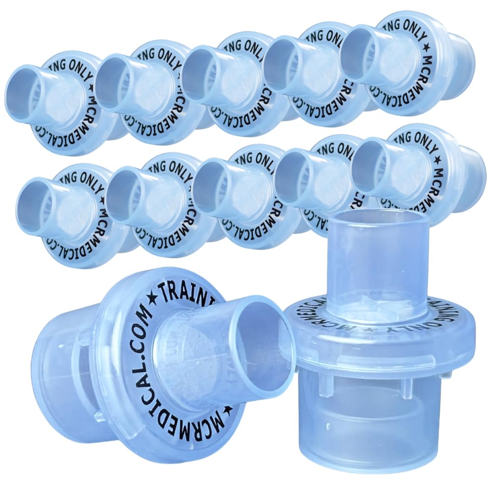 MCR Medical CPR Training Valves, 50 Pack Disposable One-Way Replacement product photo