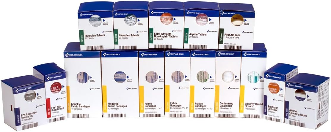 First Aid Only 700002 SmartCompliance 50-Person First Aid Kit Refill Supplies product photo