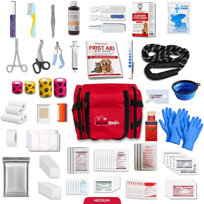 PetVet Medic Cat & Dog First Aid Kit, Emergency Kit, Health Supplies & Wound Care product photo