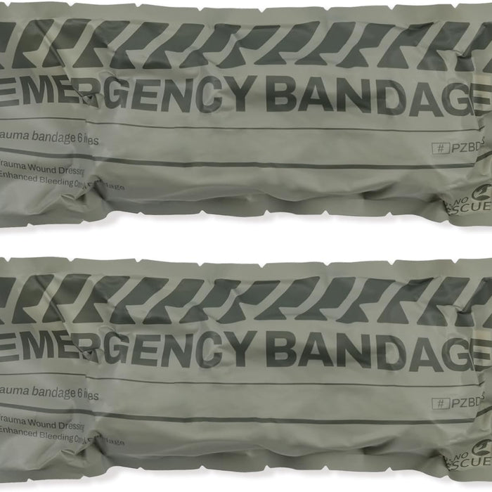 Rhino Rescue 6-Inch Israeli-Style Emergency Bandage, Cotton Pad (RRIB6I) product photo