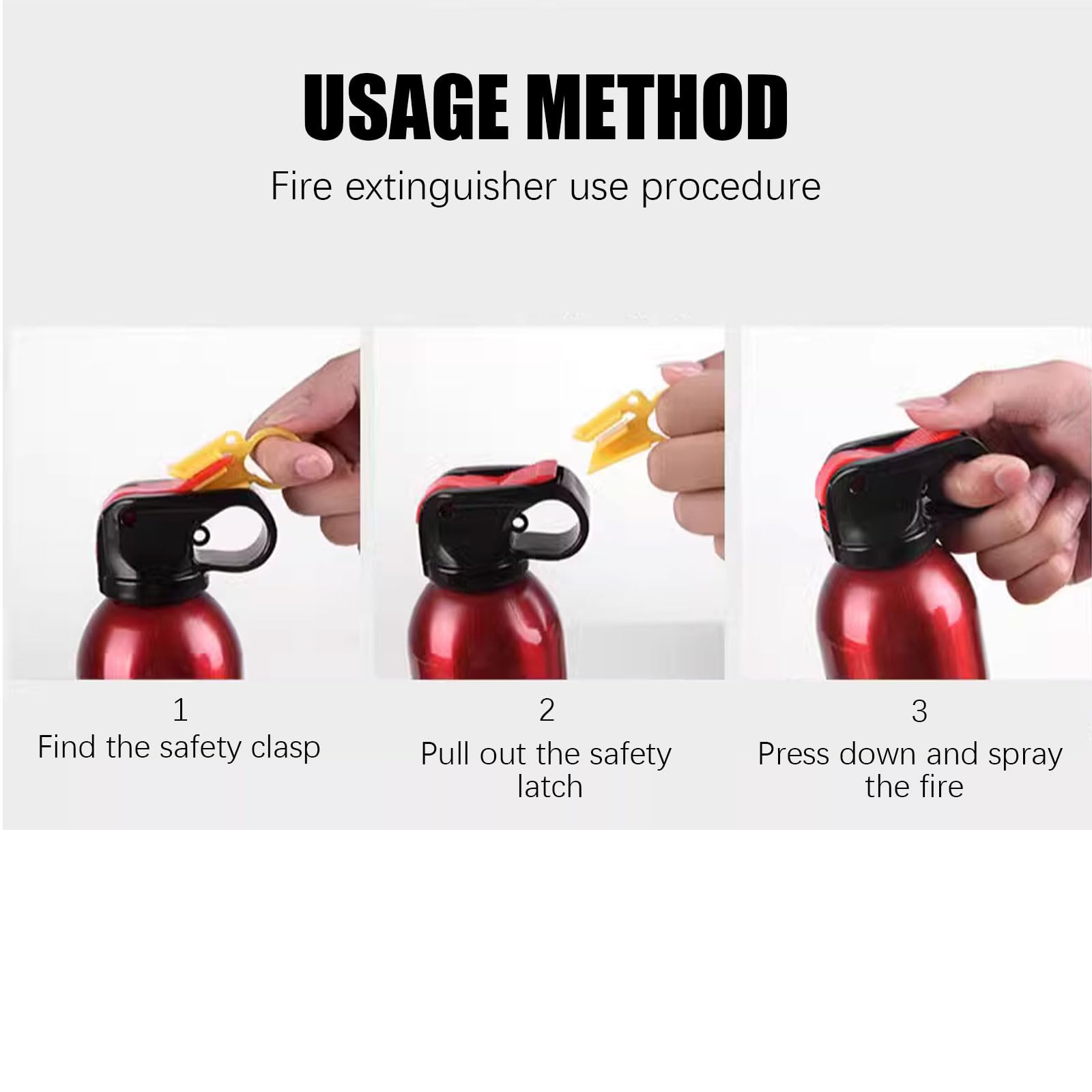 Popfro Fire Extinguisher — 4-in-1 Portable, Home & Garage product photo