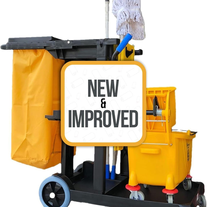 Simpli-Magic Cart — 3-Shelf Janitorial, 330 lb product photo