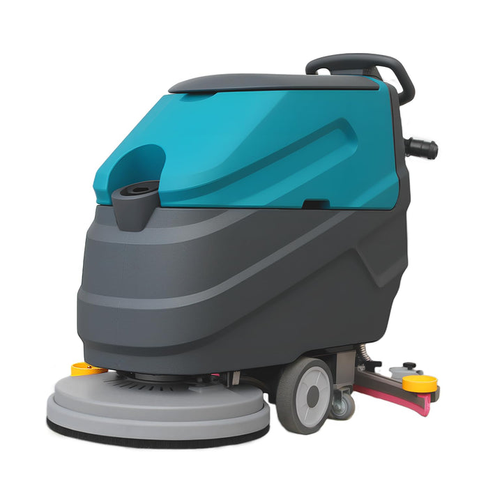 Walk-Behind Floor Scrubber Machine — 22 in Path, 18.5 Gal Recovery, 32,000 sq ft/h product photo