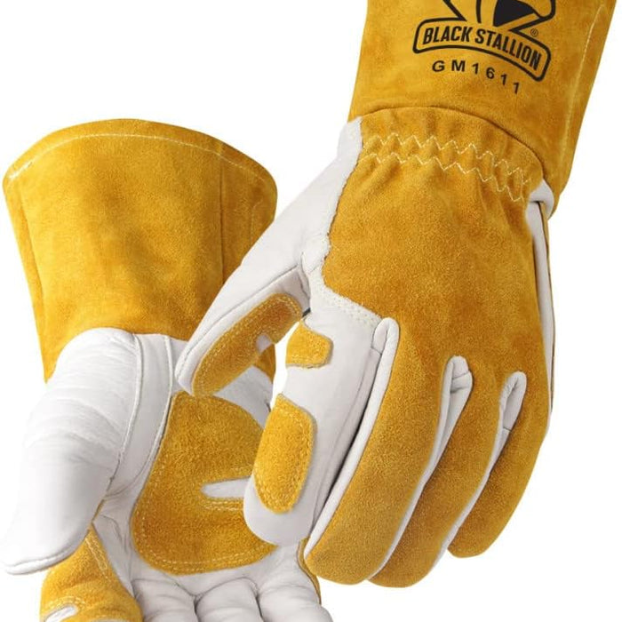 Black Stallion Top Grain Cowhide MIG Welding Gloves product photo