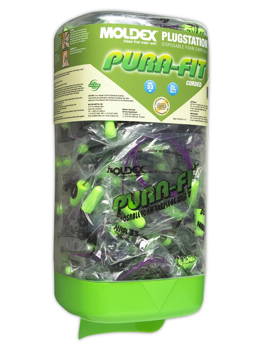 Moldex 6882 Pura-Fit Corded Earplugs — NRR 33 product photo