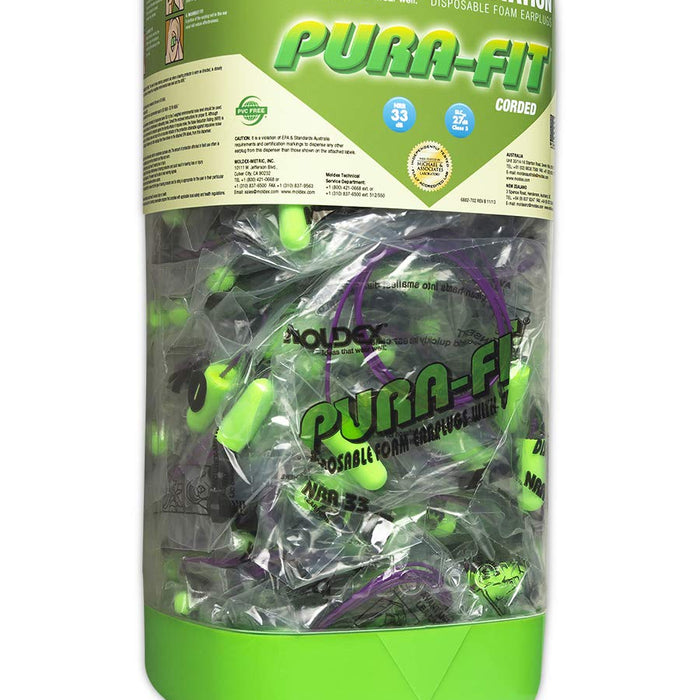 Moldex 6882 Pura-Fit Corded Earplugs — NRR 33 product photo