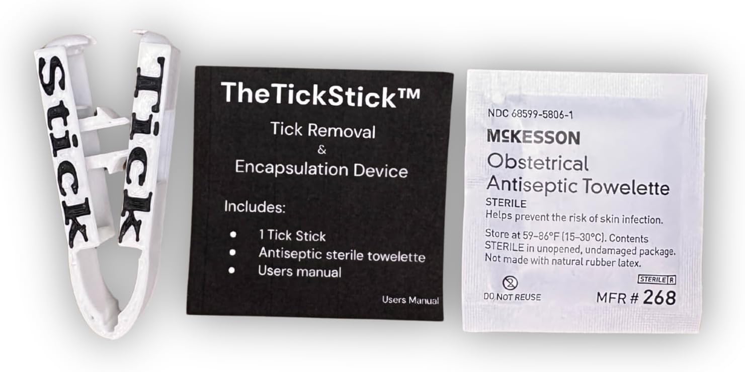 The TickStick Patented Tick Remover & Encapsulation Tool product photo