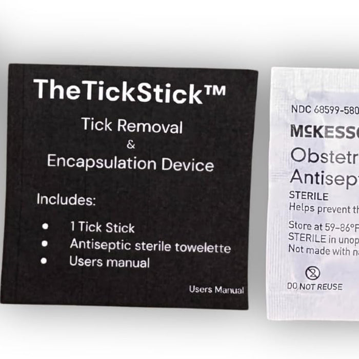 The TickStick Patented Tick Remover & Encapsulation Tool product photo