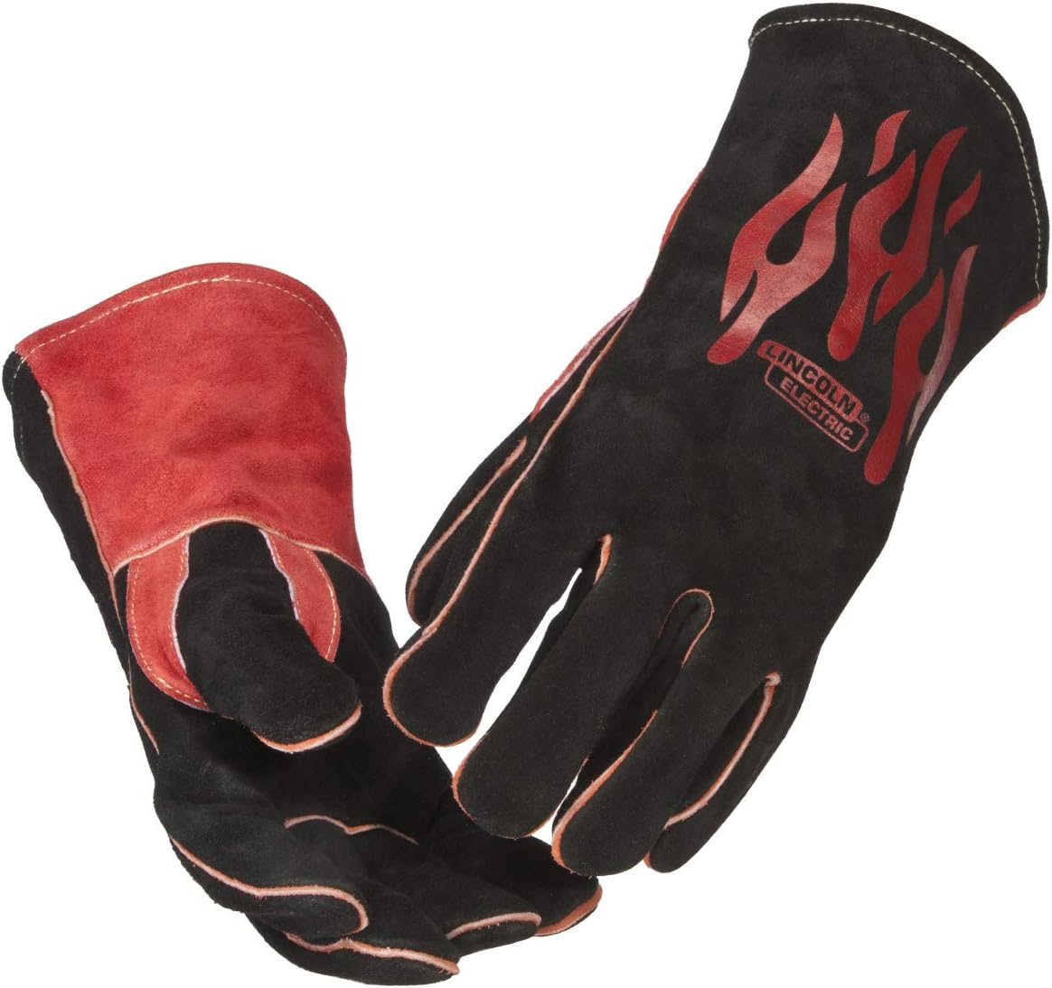 Lincoln Electric K2979 Traditional MIG/Stick Welding Gloves — 14-Inch Lined product photo