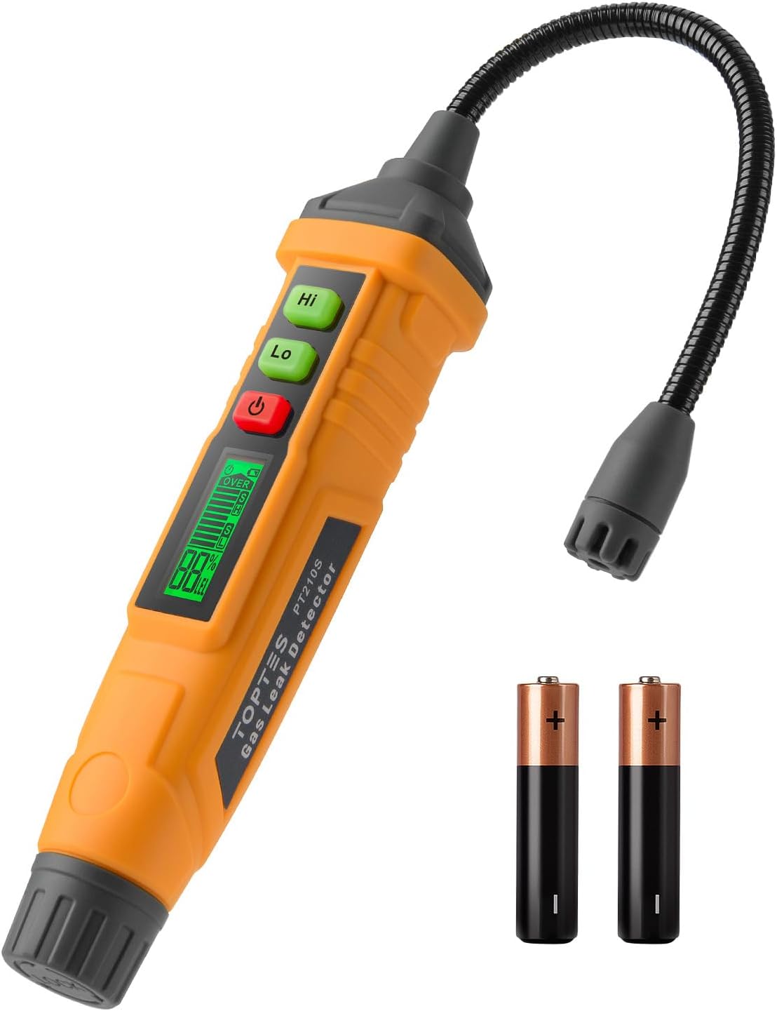 TopTes PT210S Gas Leak Detector — Compact %LEL Combustible Sniffer product photo