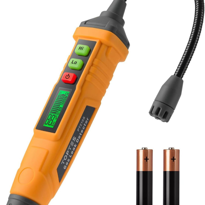 TopTes PT210S Gas Leak Detector — Compact %LEL Combustible Sniffer product photo