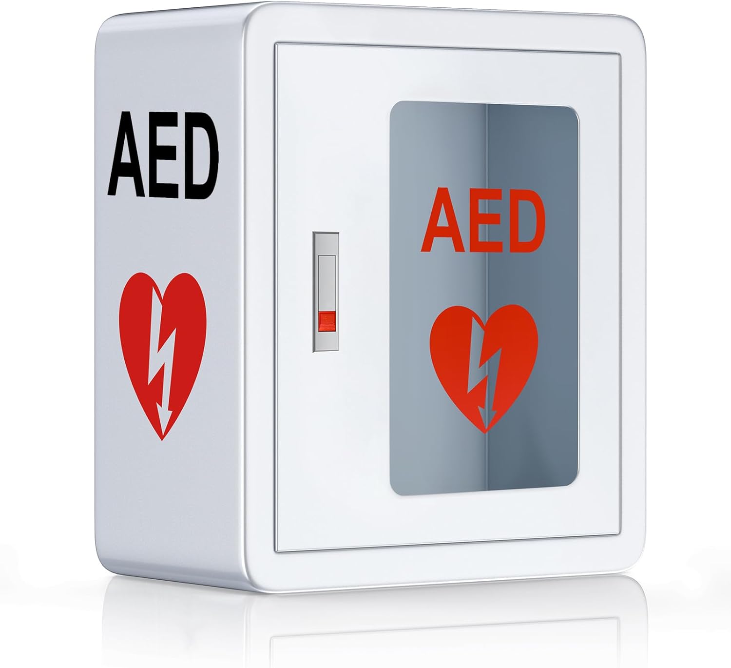 ZIPOWEY AED Cabinet, First Aid AED Defibrillator Wall Mounted Storage product photo