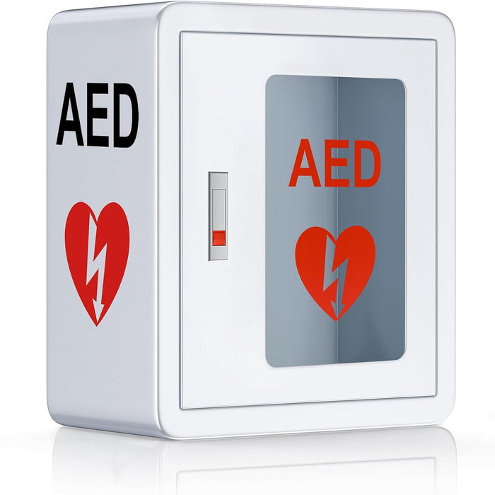 ZIPOWEY AED Cabinet, First Aid AED Defibrillator Wall Mounted Storage product photo