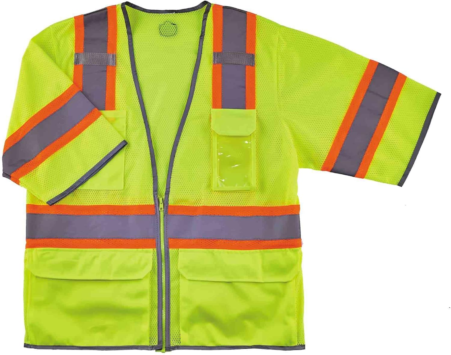 Ergodyne Two-Tone Class 3 Surveyor Vest — Zippered Hi-Vis product photo