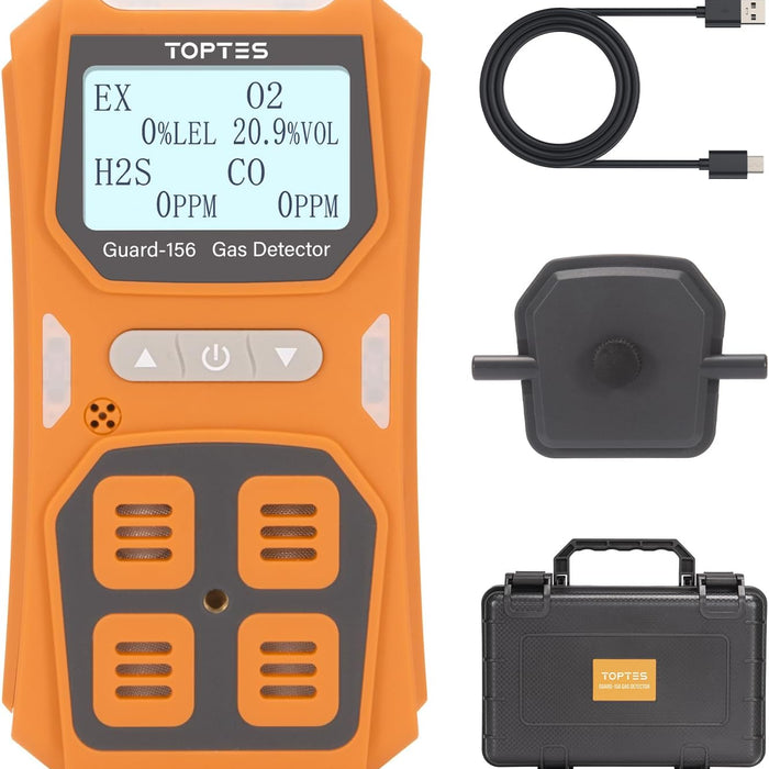 TopTes Guard-156 4 Gas Monitor — Fast-Response O2, CO, H2S, LEL product photo