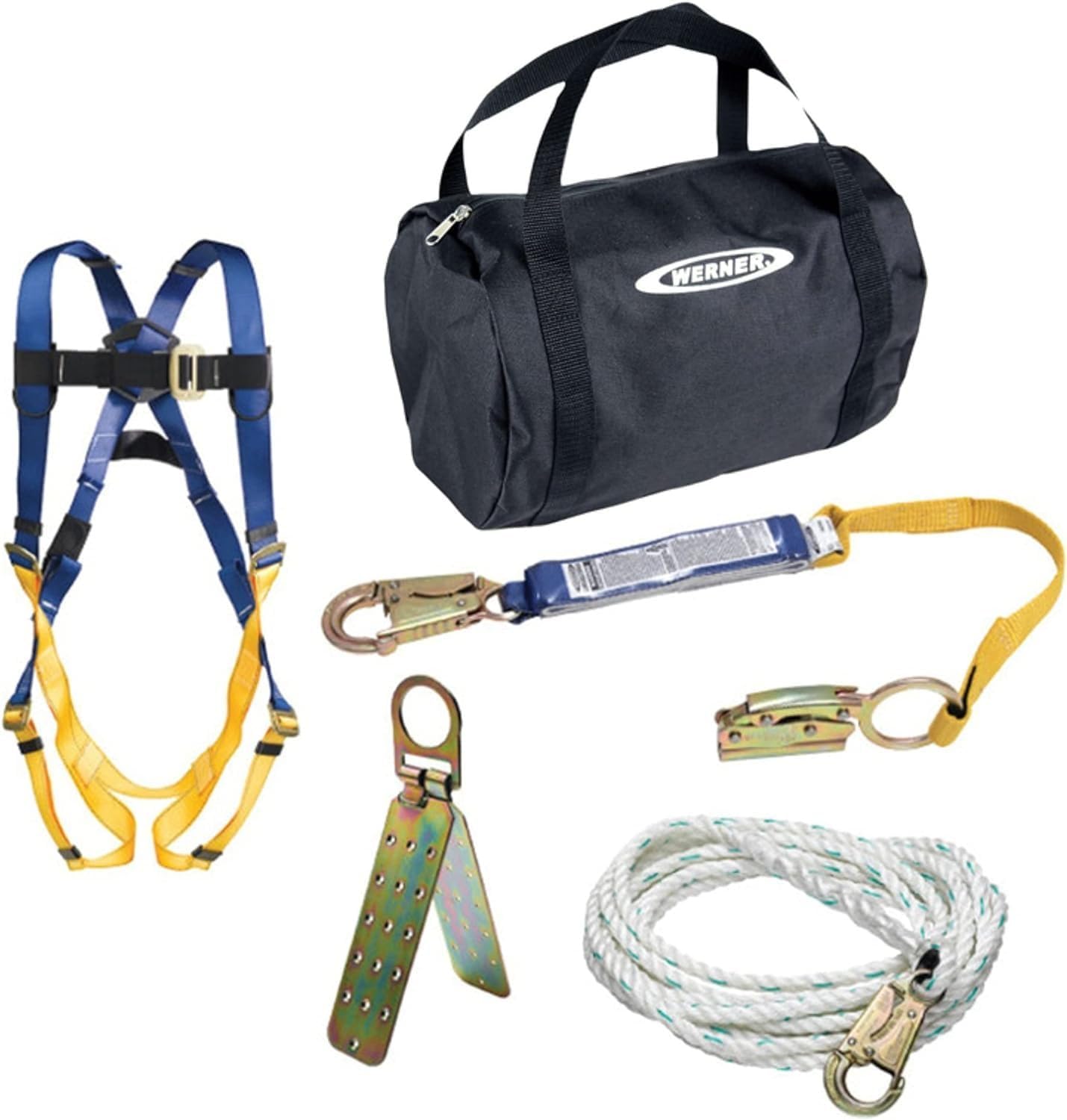 Werner K111204 Roof Harness Kit with Duffel — 50 ft Roofing Kit product photo