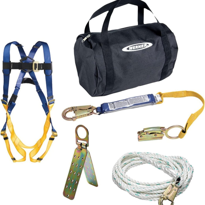 Werner K111204 Roof Harness Kit with Duffel — 50 ft Roofing Kit product photo