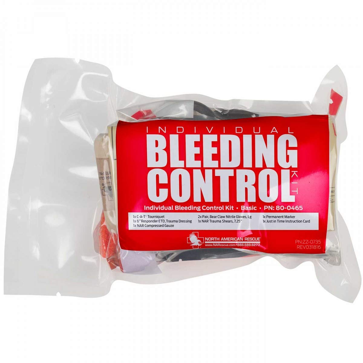 NAR Individual Bleeding Control Kit Basic — C-A-T Tourniquet, ETD & Gauze (NIBCKB-STD) product photo