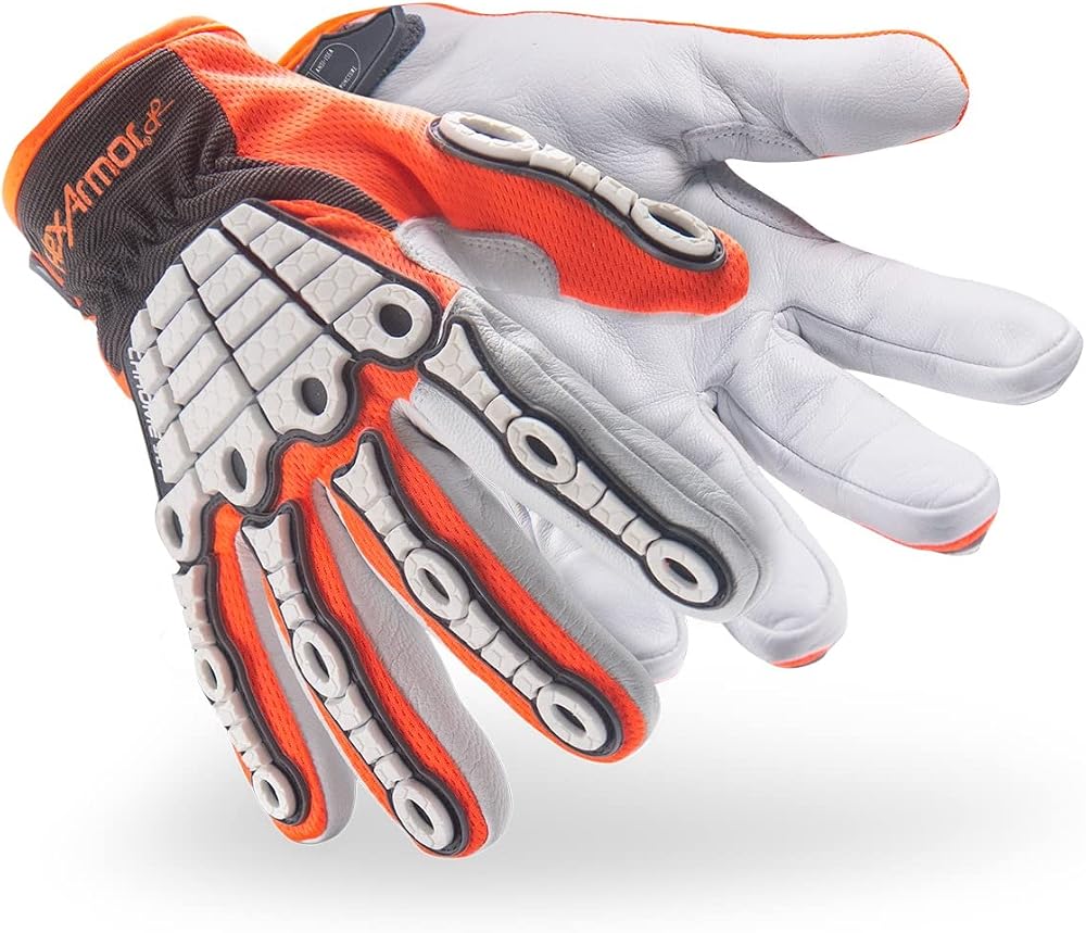 HexArmor Chrome SLT 4073 cut and impact-resistant work gloves
