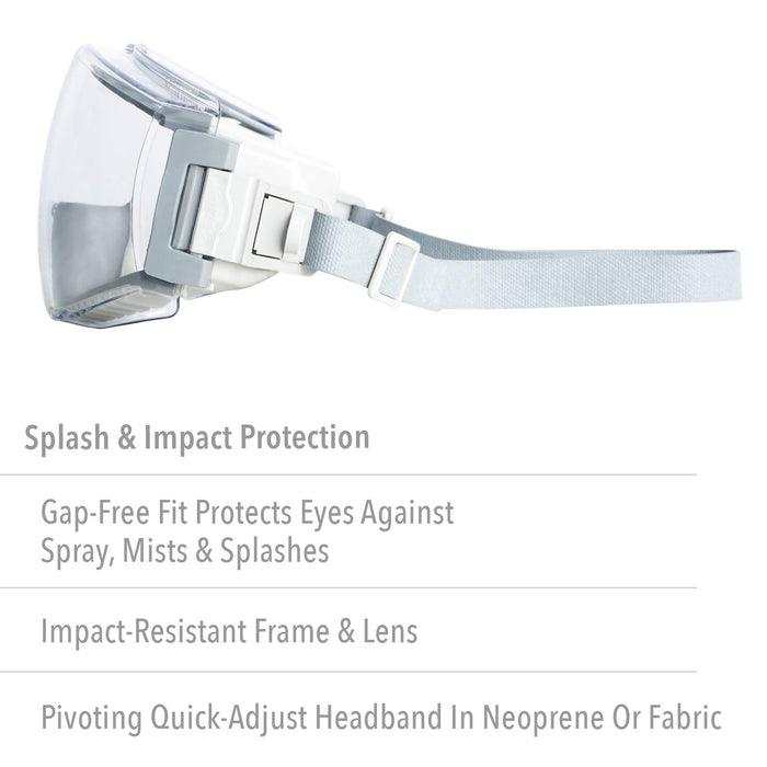 Uvex Stealth S3961HS Safety Goggle — Gray HydroShield product photo