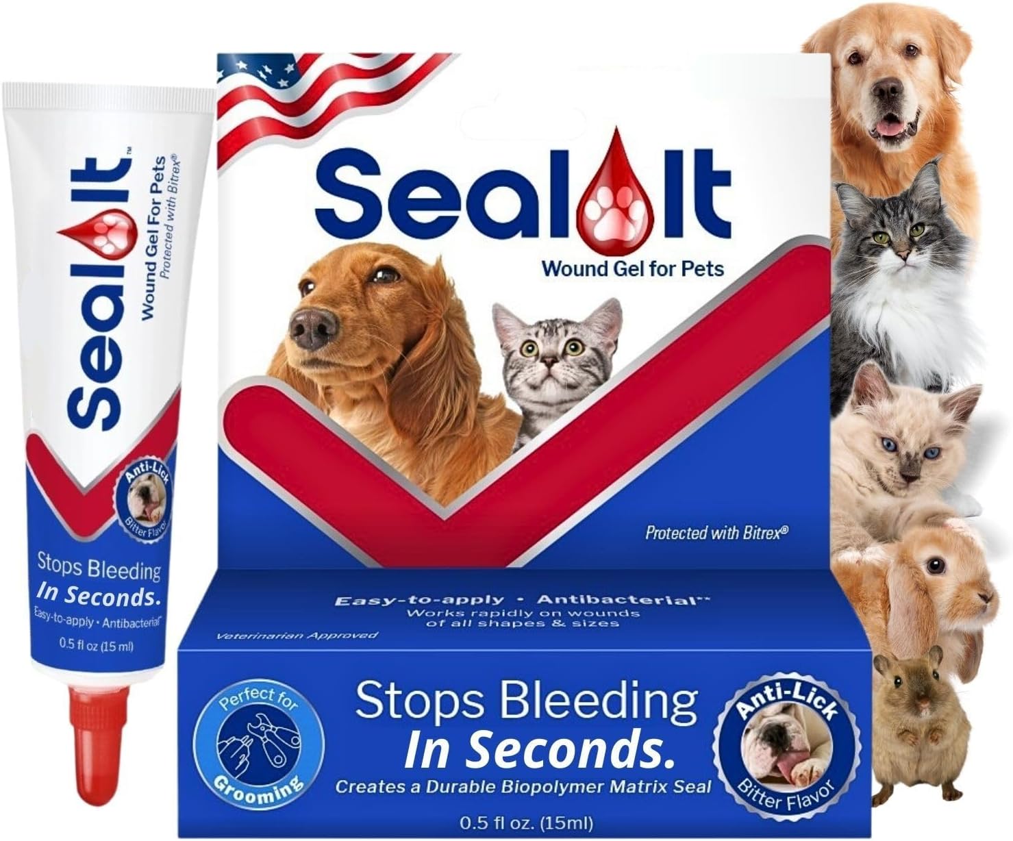 Seal It Dog Wound Care Gel, Styptic Powder Alternative product photo