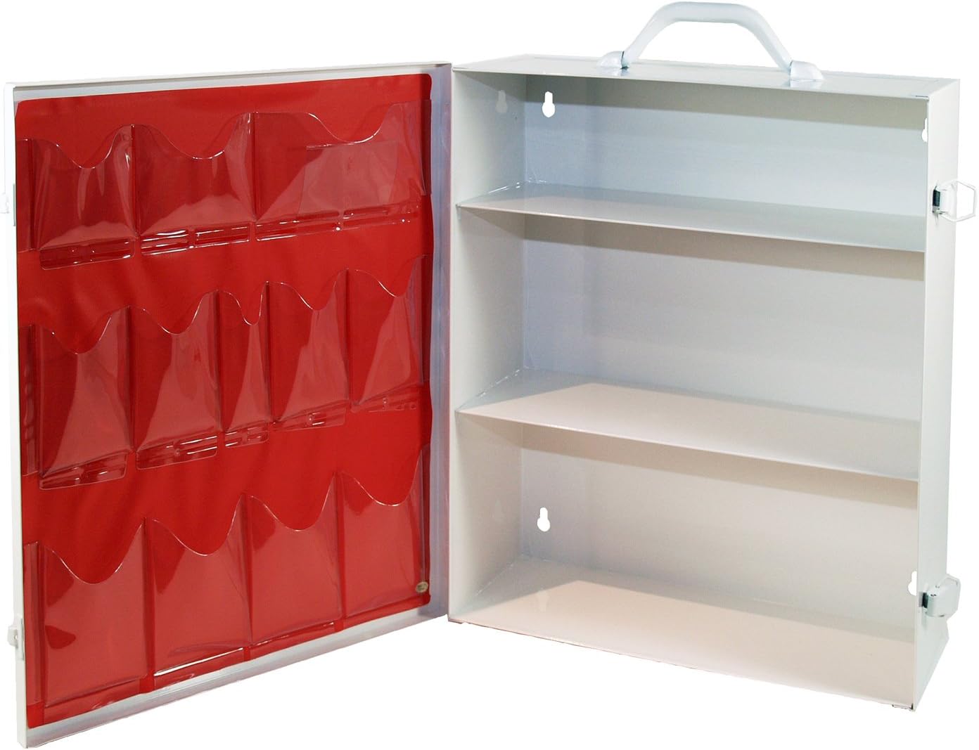 Medique 712MTM 3-Shelf First Aid Cabinet with Pockets — Empty (712MTM) product photo