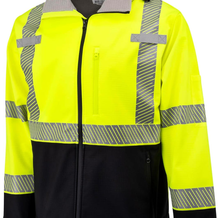 Radians SJ322B Hi-Vis Safety Jacket — Type R Class 3 Softshell Ripstop product photo