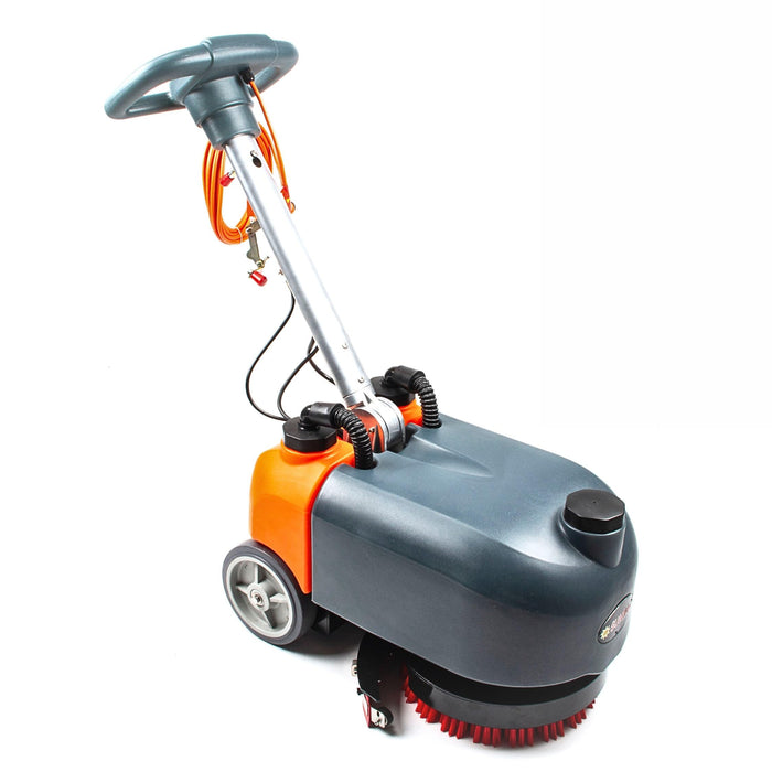 Compact 14 in Walk-Behind Floor Scrubber — Corded, 18 in Squeegee, 180 RPM product photo