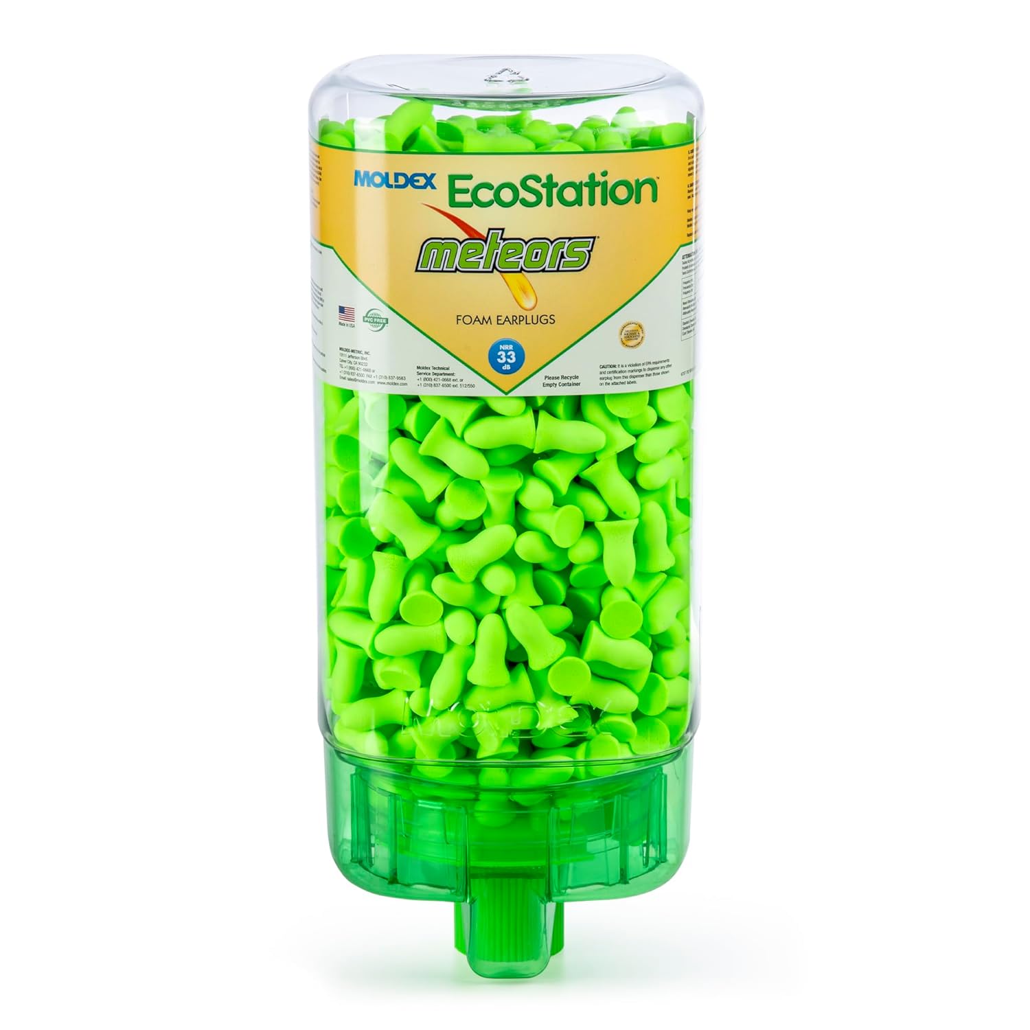 Moldex 6707 Meteors EcoStation Cordless Earplugs — NRR 33 product photo