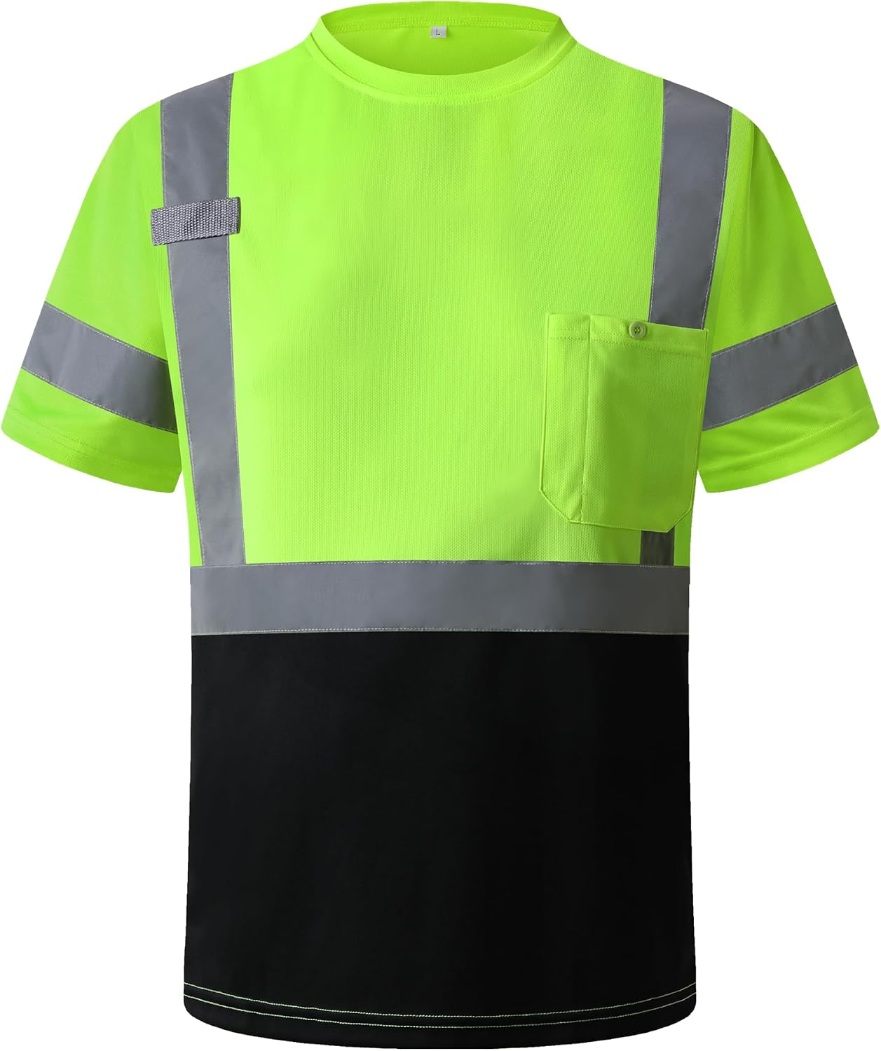 JKSafety Class 3 Safety Shirt — Hi-Vis Short-Sleeve Tee product photo