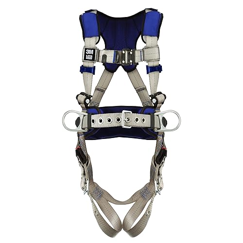 3M DBI-SALA ExoFit X100 Construction Positioning Harness — 3 D-Ring, 1401111 product photo