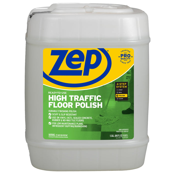 Zep High-Traffic Floor Polish — 5-Gallon product photo