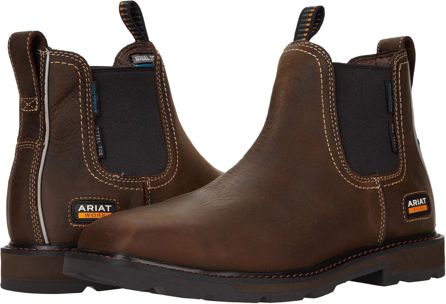 Ariat Groundbreaker Chelsea Wide Square Steel Toe Waterproof Boot product photo