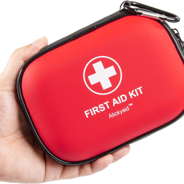 AtickyAid Mini First Aid Kit — 120-Piece Compact Kit product photo
