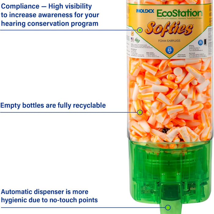 Moldex 6831 Softies TouchFree Cordless Earplugs — NRR 33 product photo
