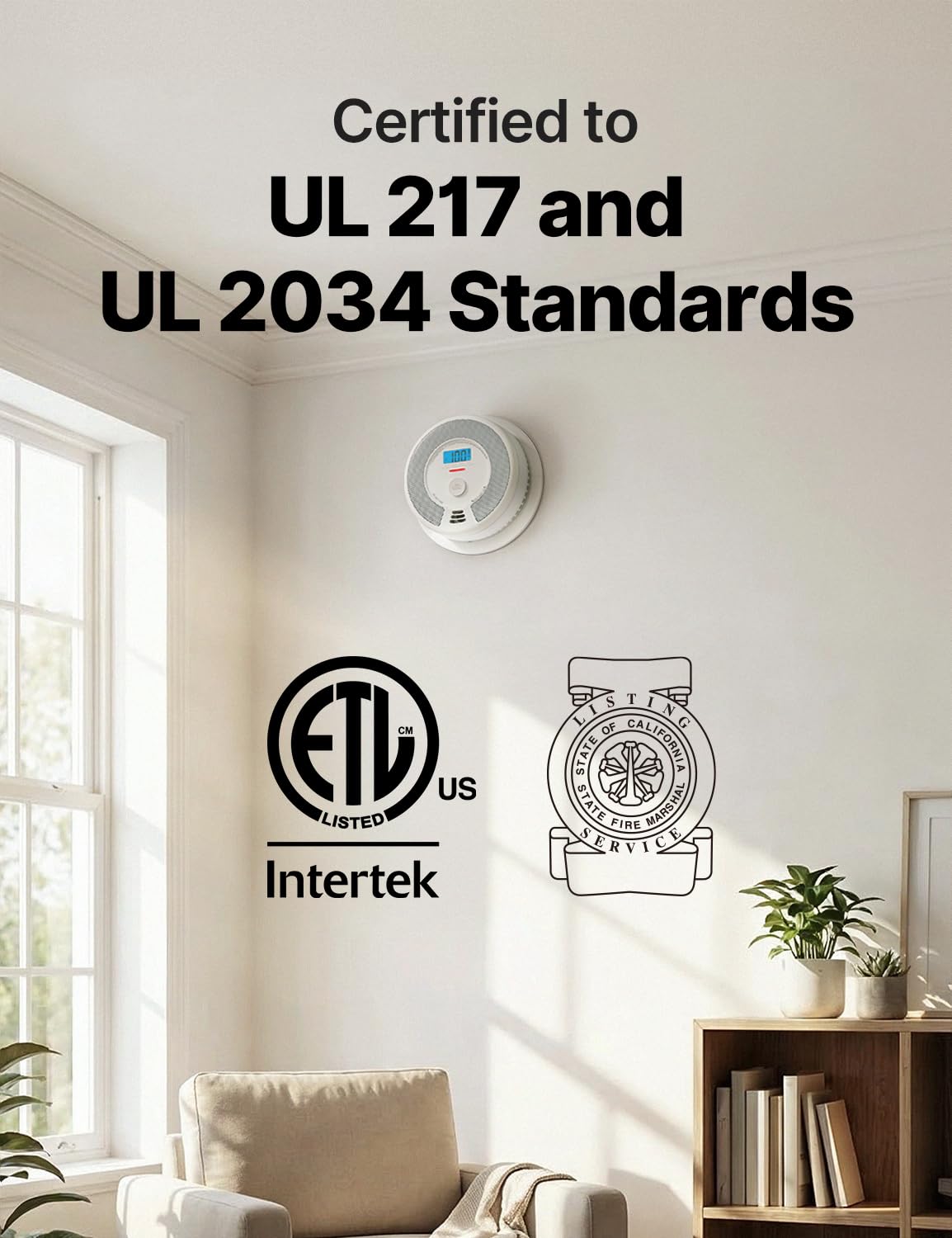 X-Sense SC07 10-Year Battery Combination Smoke & CO Alarm product photo