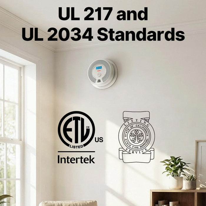 X-Sense SC07 10-Year Battery Combination Smoke & CO Alarm product photo