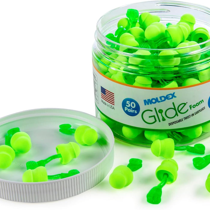 Moldex 6686 Glide Jar Cordless Earplugs — NRR 30 product photo