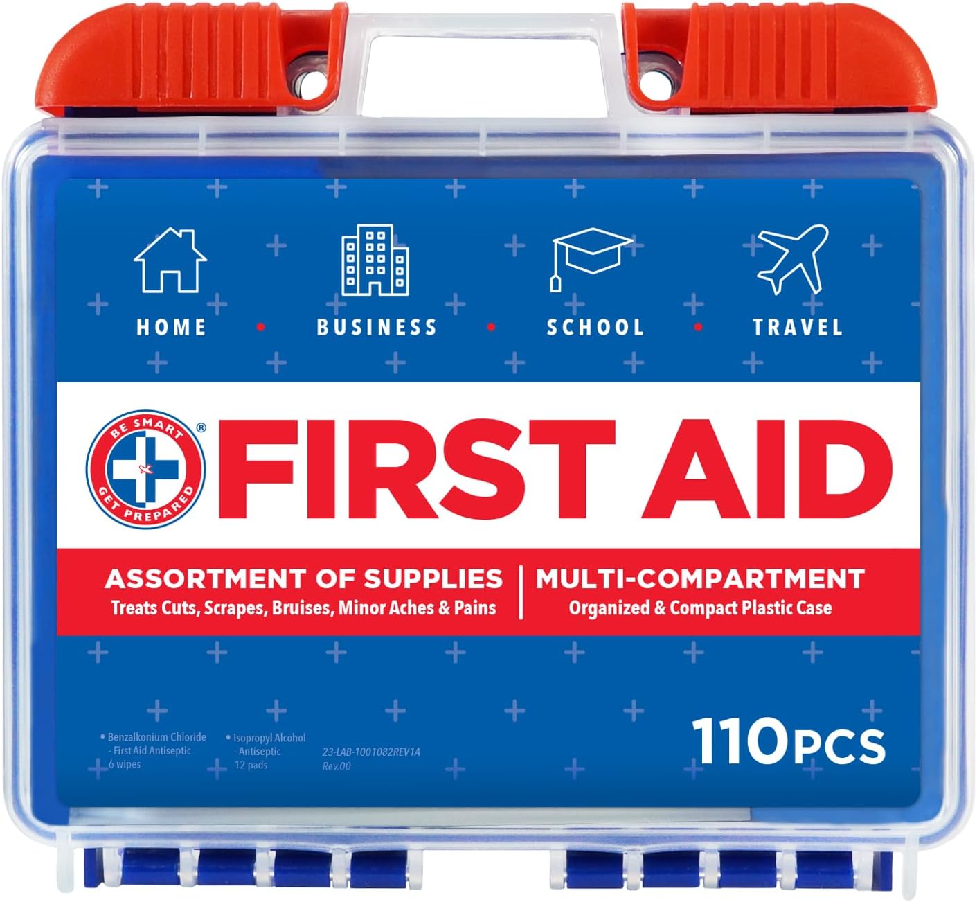 Be Smart Get Prepared 110-Piece First Aid Kit product photo