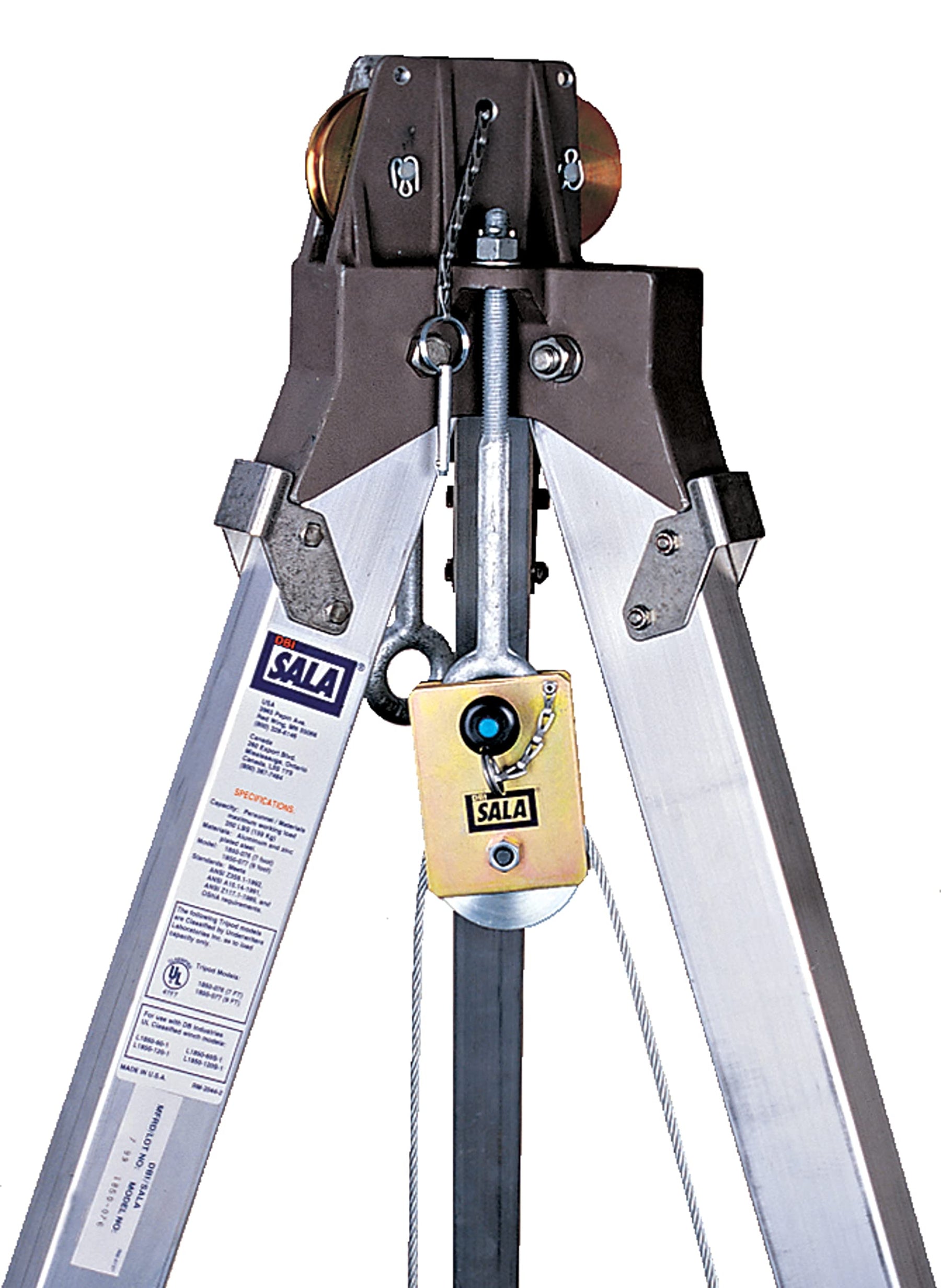 DBI-SALA 8003205 Tripod Pulley — Advanced Head-Mount, Confined Space product photo