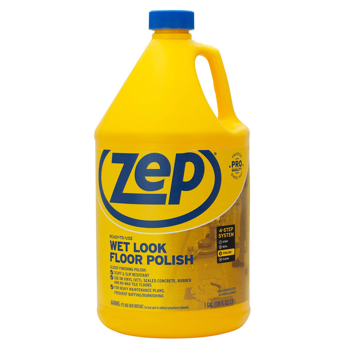 Zep Wet-Look Floor Polish — Gallon Gloss Finish product photo