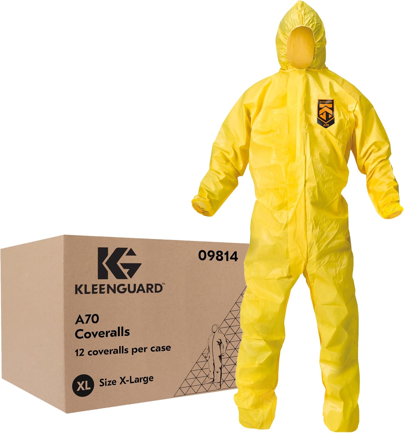 KleenGuard A70 Coverall, Hooded Chemical Spray Protection product photo