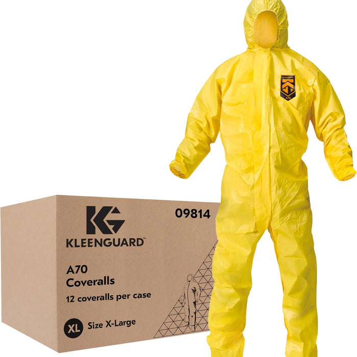 KleenGuard A70 Coverall, Hooded Chemical Spray Protection product photo