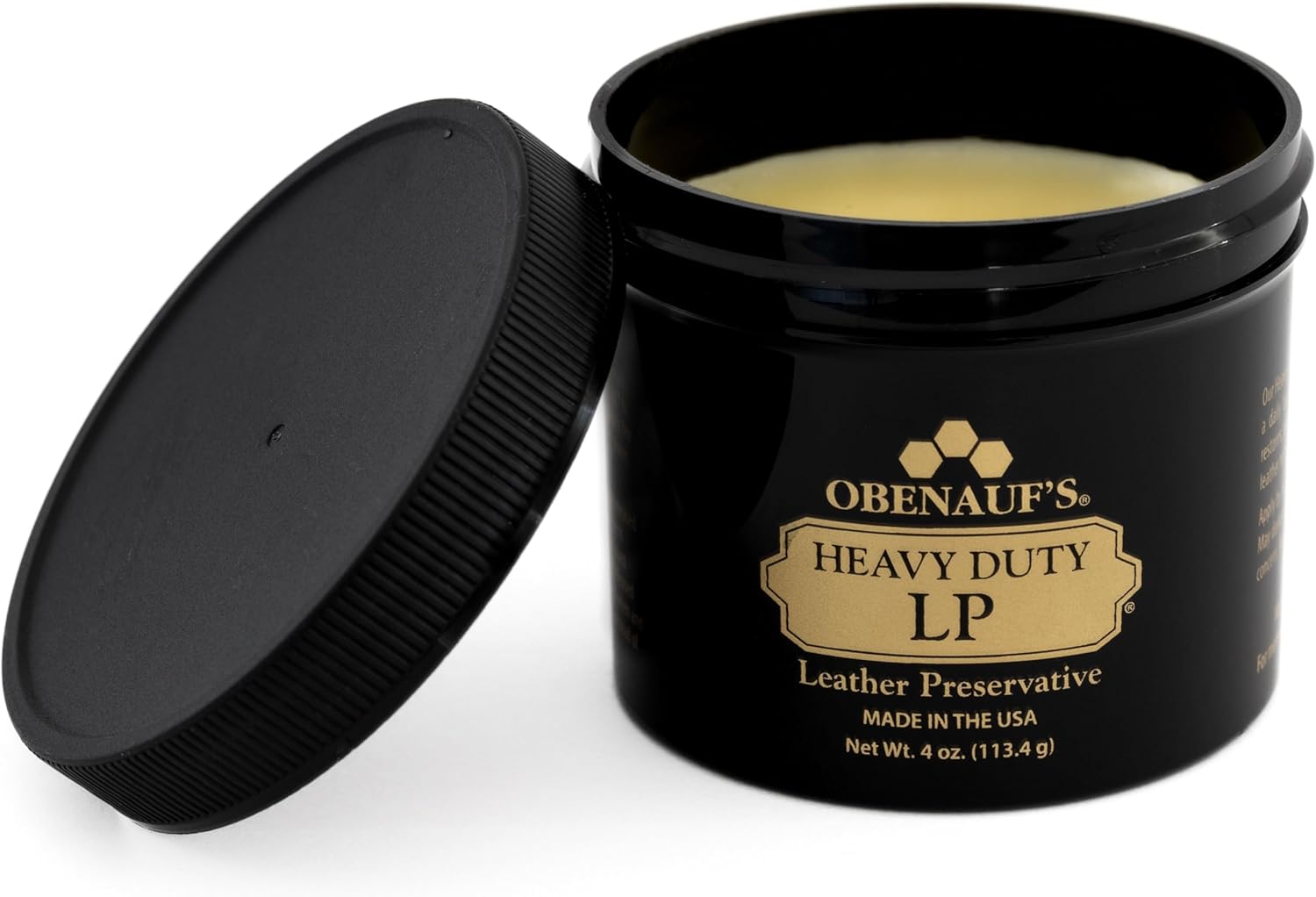 Obenauf's Heavy Duty LP Leather Preservative (Beeswax Boot Paste) product photo