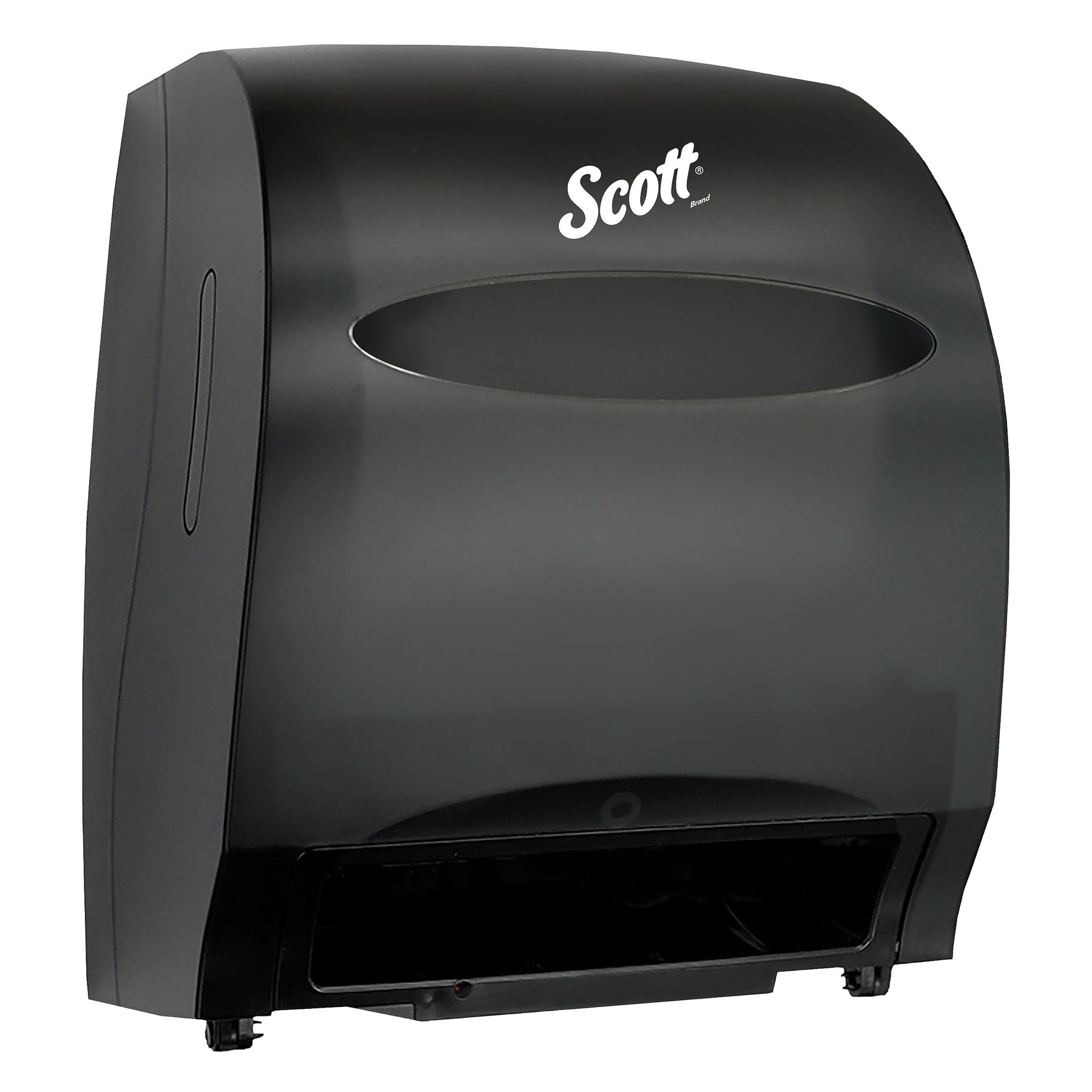 Scott Essential 48860 Automatic Hard Roll Paper Towel Dispenser, Black — Purple Core System product photo