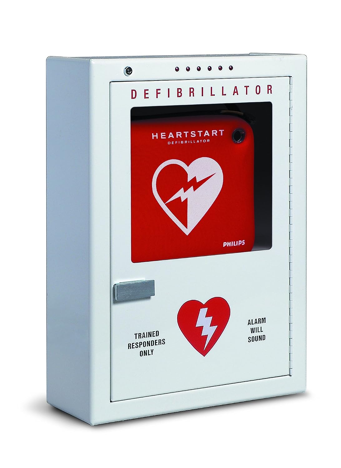 Philips PFE7024D AED Premium Wall Cabinet — Alarmed product photo